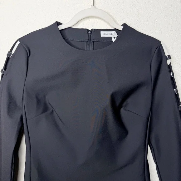 NWT Simkhai Tamera Longsleeve Mini Dress - Picture 5 of 11